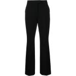Pantalons de costume de créateur Calvin Klein noirs stretch coupe bootcut pour femme en promo 