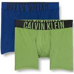 Boxers de créateur Calvin Klein vert jade en lot de 2 Taille M look fashion pour homme en promo 