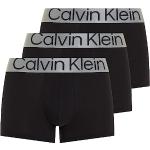 Boxers de créateur Calvin Klein noirs en coton en lot de 3 Taille XXL classiques pour homme en promo 