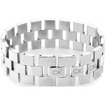 Bracelets de créateur Calvin Klein argentés en métal en acier look fashion pour femme en promo 