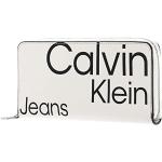 Portefeuilles de créateur Calvin Klein beiges zippés look fashion pour femme 