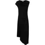 Robes de soirée courtes de créateur Calvin Klein noires à motif bateaux à manches courtes à col bateau Taille XS look fashion pour femme 