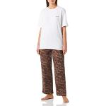 Pyjamas de créateur Calvin Klein marron en jersey Taille M look fashion pour femme 