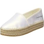 Chaussures casual de créateur Calvin Klein blanc crème Pointure 38 look casual pour femme 