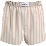 Pantalons de pyjama de créateur Calvin Klein beiges Taille XS look fashion pour femme en promo 