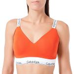 Brassières de créateur Calvin Klein orange Taille L classiques pour femme 