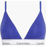 Soutiens-gorge triangles de créateur Calvin Klein bleus Taille XL classiques pour femme 