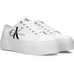 Chaussures d'été de créateur Calvin Klein blanches Pointure 41 look casual pour femme 