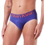 Slips de créateur Calvin Klein bleus bio lavable en machine Taille XXL look fashion pour homme 
