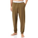 Pantalons taille élastique de créateur Calvin Klein verts en coton mélangé Taille XL look fashion pour homme en promo 