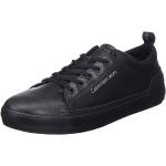 Chaussures de running de créateur Calvin Klein noires en daim Pointure 44 look fashion pour homme 