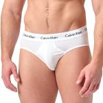Slips de créateur Calvin Klein blancs en coton en lot de 3 Taille XL look sportif pour homme en promo 