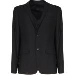 Vestes de costume de créateur Calvin Klein noires en coton Taille XXL pour homme 
