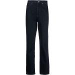 Jeans droits de créateur Calvin Klein bleu indigo W25 L32 classiques pour femme en promo 