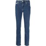 Jeans slim de créateur Calvin Klein bleus en coton mélangé éco-responsable W30 L32 pour femme en promo 