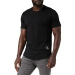 T-shirts Calvin Klein Jeans noirs en coton à manches courtes bio à manches courtes à col rond Taille XS look fashion pour homme 