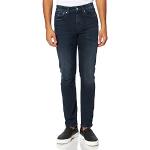 Pantalons skinny de créateur Calvin Klein Jeans bleus en coton lavable en machine W34 look fashion pour homme 