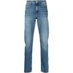 Jeans slim Calvin Klein Jeans bleu marine en coton mélangé délavés W33 L34 pour homme en promo 