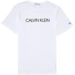 T-shirts Calvin Klein Jeans blancs enfant Taille 16 ans en promo 