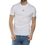 T-shirts de créateur Calvin Klein Jeans blancs à manches courtes à manches courtes Taille XXL look fashion pour homme 