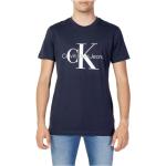 T-shirts de printemps Calvin Klein Jeans bleus Taille XS pour homme 