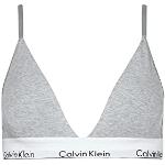 Soutiens-gorge triangles de créateur Calvin Klein gris Taille L classiques pour femme 