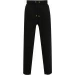 Pantalons taille élastique de créateur Calvin Klein noirs en coton mélangé pour homme 