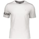 T-shirts de créateur Calvin Klein gris en polyester à manches courtes à manches courtes à col rond Taille XL pour homme en promo 