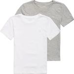 T-shirts à manches courtes Calvin Klein blancs en coton de créateur lot de 2 Taille 2 ans look sportif pour garçon en promo de la boutique en ligne Amazon.fr 