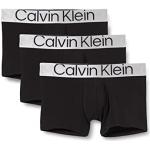 Boxers de créateur Calvin Klein noirs en coton en lot de 3 Taille XS classiques pour homme en promo 