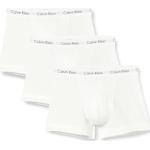 Boxers de créateur Calvin Klein blancs en coton lavable en machine en lot de 3 Taille L look fashion pour homme en promo 