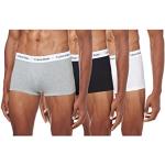 Boxers de créateur Calvin Klein blancs en coton lavable en machine en lot de 3 Taille M look fashion pour homme en promo 