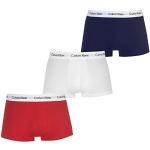 Boxers de créateur Calvin Klein rouges en coton lavable en machine en lot de 3 Taille S look fashion pour homme 
