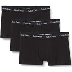 Caleçons de créateur Calvin Klein noirs en coton lavable en machine en lot de 3 Taille S look fashion pour homme en promo 