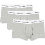 Boxers de créateur Calvin Klein gris en lot de 3 Taille XS classiques pour homme en promo 