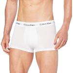 Boxers de créateur Calvin Klein blancs lavable en machine en lot de 3 Taille XS look fashion pour homme en promo 
