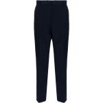 Pantalons de costume de créateur Calvin Klein bleu nuit en viscose Taille 3 XL W46 pour homme 