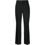 Pantalons de costume de créateur Calvin Klein noirs en viscose pour femme 