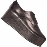 Chaussures casual de créateur Calvin Klein marron en cuir de veau à lacets Pointure 37 look casual pour femme 