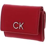 Portefeuilles  de créateur Calvin Klein rouges look fashion pour femme 