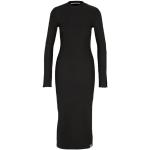 Robes longues de créateur Calvin Klein noires longues Taille XS look fashion pour femme 