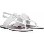 Sandales de créateur Calvin Klein blanches pour femme en promo 
