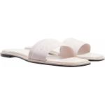 Sandales de créateur Calvin Klein blanc crème en promo 