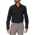 Chemises d'automne de créateur Calvin Klein noires à manches longues à manches longues Taille XXL pour homme 