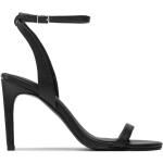 Sandales à talons de créateur Calvin Klein noires Pointure 40 pour femme 