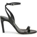 Sandales à talons de créateur Calvin Klein noires Pointure 41 pour femme 