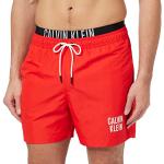Shorts de bain de créateur Calvin Klein rouges Taille M look fashion pour homme en promo 