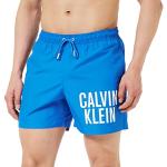Shorts de bain de créateur Calvin Klein bleus Taille XXL look fashion pour homme en promo 