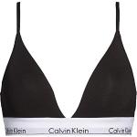 Soutiens-gorge triangles de créateur Calvin Klein noirs Taille M classiques pour femme 