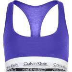 Brassières de sport de créateur Calvin Klein bleues respirantes discipline fitness 